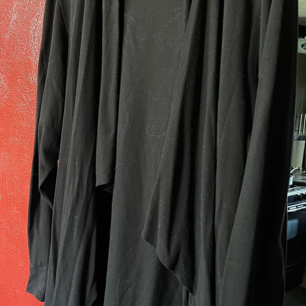 Black Cardigan. Plus Size 3